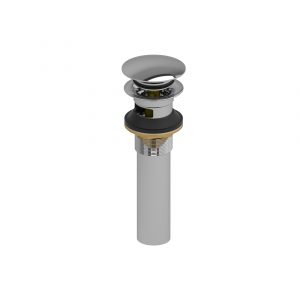 RIOBEL | Chrome Lavatory Push Drain With Overflow