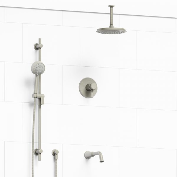RIOBEL | Brushed Nickel Shower Kit 1345